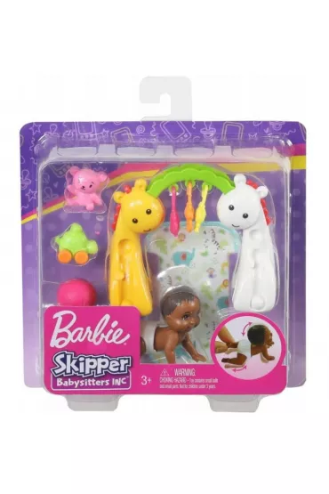 Barbie Lalka dziecko + akcesoria GHV85 Mattel