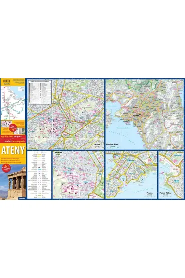 Ateny map&guide PL laminat 2024 - Piotr Jab�o�ski