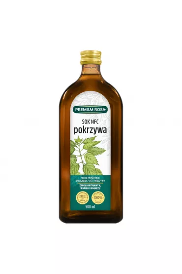 Premium Rosa Sok NFC z pokrzywy 100% 500 ml