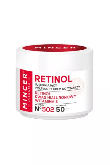 Mincer Pharma Retinol 50+ krem p�t�usty uj�drniaj�cy do twarzy 502 50 ml