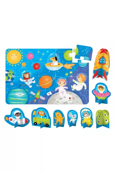 Puzzle Przestrzenne Kosmos Bright Junior Media