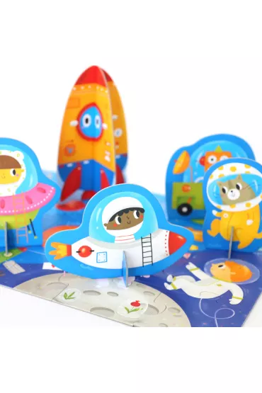 Puzzle Przestrzenne Kosmos Bright Junior Media