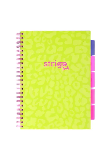 Strigo Ko�ozeszyt Pads A4 Neon zielony linia 100 kartek