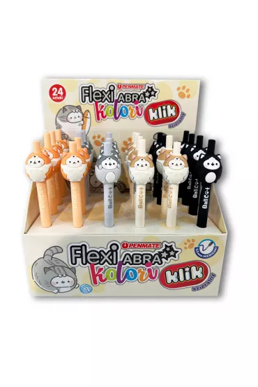 Penmate D�ugopis �cieralny Flexi Abra Kolori Click Cat