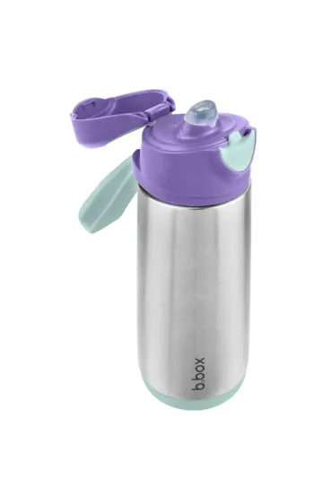b.box Butelka termiczna z ustnikiem sportowym Lilac Pop 500 ml