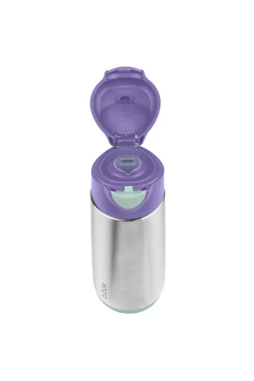 b.box Butelka termiczna z ustnikiem sportowym Lilac Pop 500 ml