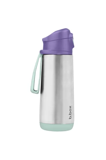 b.box Butelka termiczna z ustnikiem sportowym Lilac Pop 500 ml
