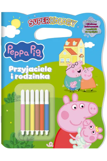 Przyjaciele i rodzinka. �winka Peppa. Superkolory