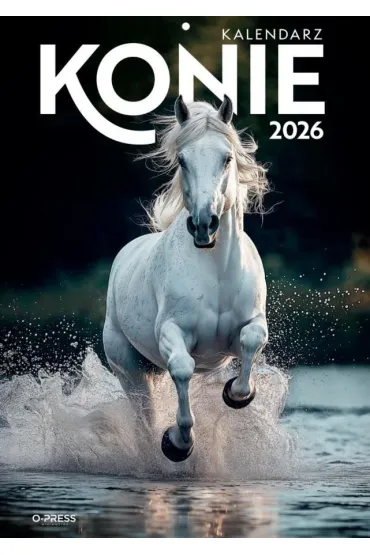 Opress Kalendarz 2026 A4 wieloplanszowy Konie