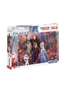 Puzzle maxi 104 el. Supercolor. Frozen 2 Clementoni
