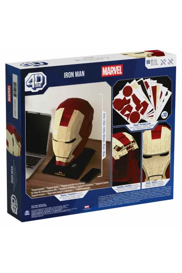 Puzzle 96 el. 4D Kask Iron Man'a Spin Master