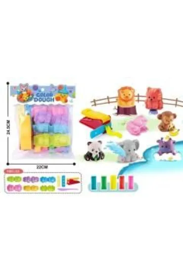Zestaw ciastoliny 3D Animal Pattern Dough Merkpol