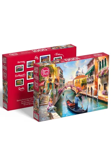 Puzzle 1000 el. Summer in Venice CherryPazzi