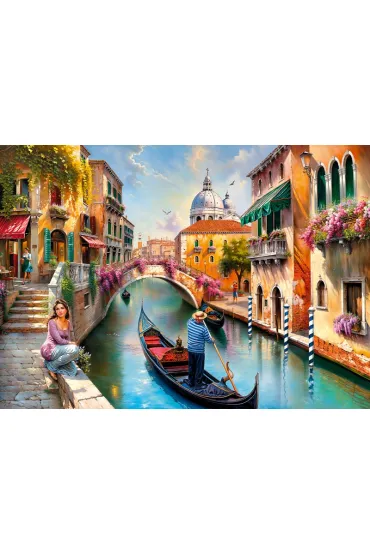 Puzzle 1000 el. Summer in Venice CherryPazzi