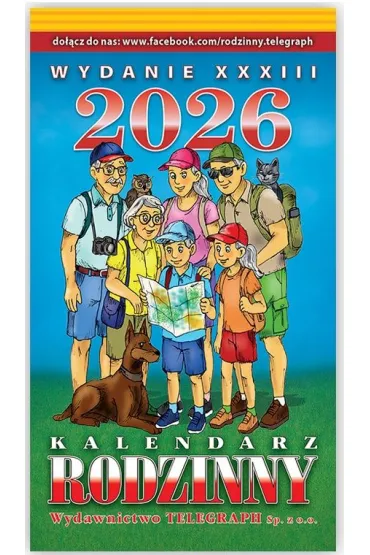 Telegraph Kalendarz 2026. Rodzinny Zdzierak