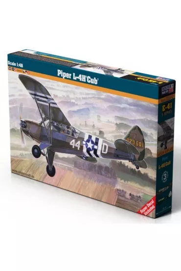 Model do sklejania - Samolot Piper L-4H CUB 1:72 Mastercraft