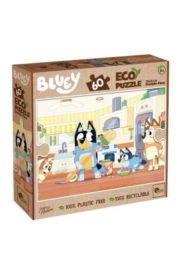 Puzzle dwustronne eko 60 el. Bluey Lisciani