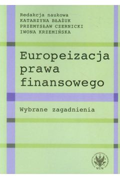 eBook Europeizacja prawa finansowego pdf