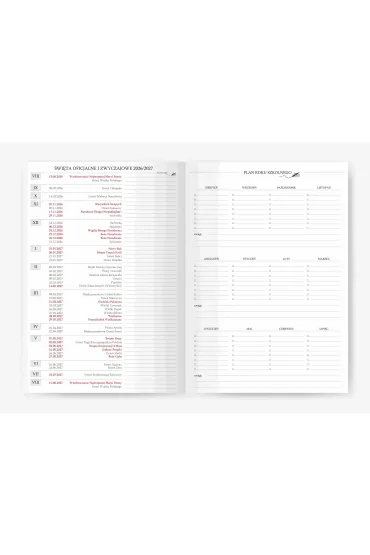 Kalendarz nauczyciela 2026/27 A5 tyg. ��czka