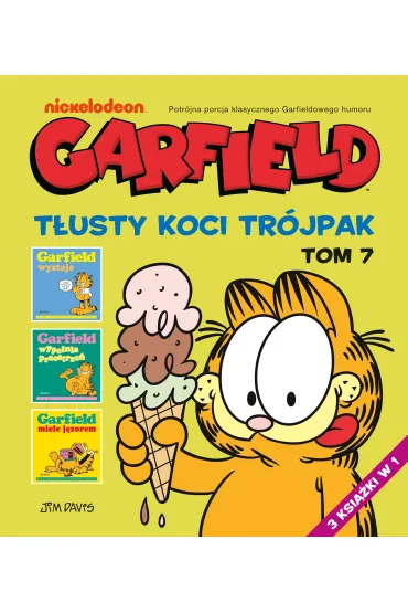 Garfield. T�usty koci tr�jpak. Tom 7 - Jim Davis