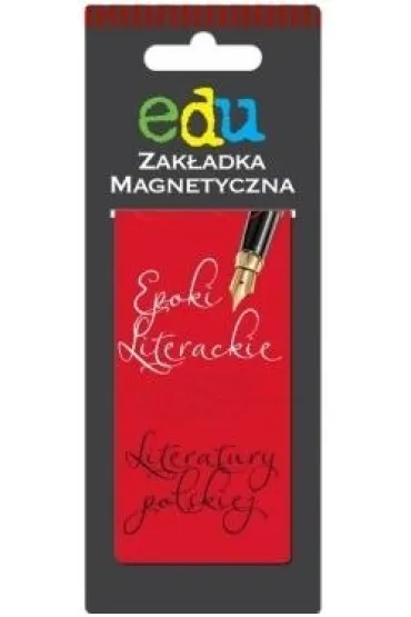 Kukartka Zak�adka magnetyczna Epoki literatury polskiej ZK-080