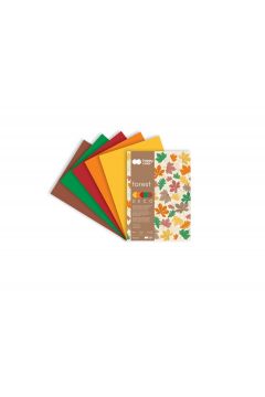 Happy Color Blok Deco Forest, 5 kolorw, A4, 170g, 20 arkuszy 170 g 20 kartek