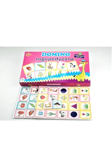 Domino logopedyczne  J-R,  R-L Abino