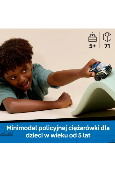 LEGO City Pojazdy — Ci�ar�wka policyjna 60481