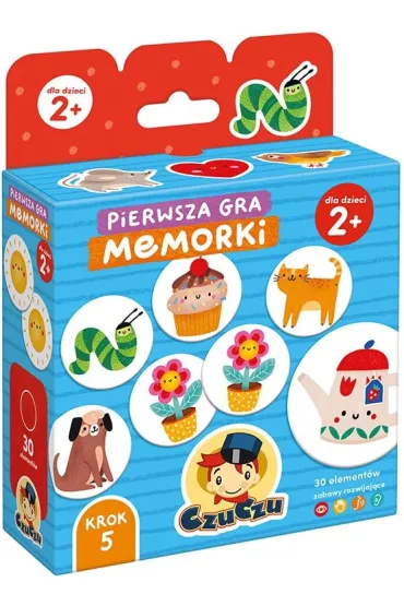 CzuCzu Pierwsza gra Memorki dla dzieci 2 Bright Junior Media