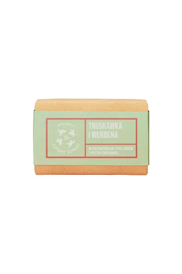 Mydlarnia 4 Szpaki Naturalne myd�o peelinguj�ce Truskawka i Werbena 110 g