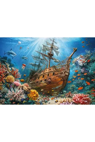 Puzzle 1000 el. Sunken Treasure CherryPazzi