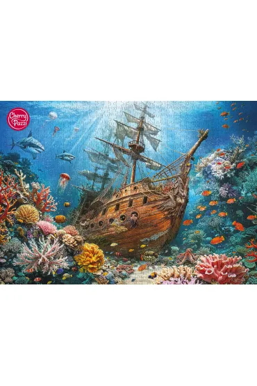 Puzzle 1000 el. Sunken Treasure CherryPazzi