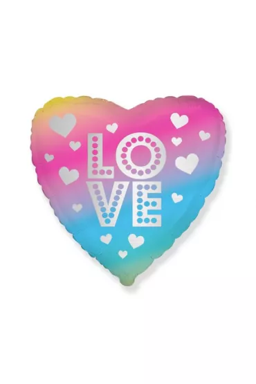 Flexmetal Balon foliowy Love 46x48cm