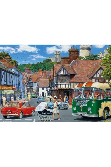 Puzzle 4x500 Rodzinna wycieczka 113739 Gibsons