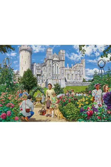 Puzzle 4x500 Rodzinna wycieczka 113739 Gibsons