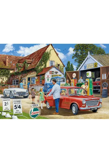 Puzzle 4x500 Rodzinna wycieczka 113739 Gibsons