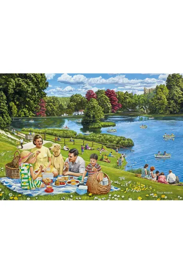 Puzzle 4x500 Rodzinna wycieczka 113739 Gibsons