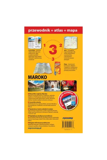 Maroko 3w1 przewodnik + mapa - Gra�yna Hanaf