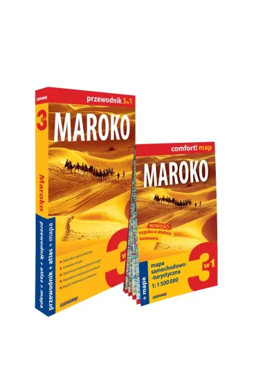 Maroko 3w1 przewodnik + mapa - Gra�yna Hanaf