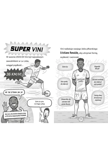 Vinicius Jr. rz�dzi. Football superstars - Simon  Mugford
