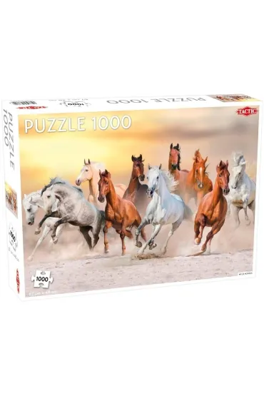 Puzzle 1000 el. Dzikie konie Tactic