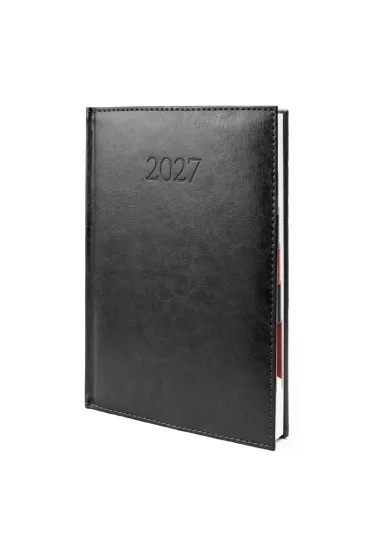Kalendarz 2027 B5 Agenda Dzienny Czarny
