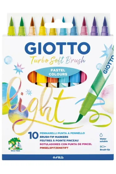 Giotto Pisaki Turbo Soft Brush pastel 10 kolor�w