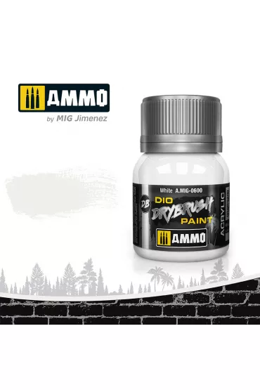 Ammo: DIO Drybrush - White 40 ml
