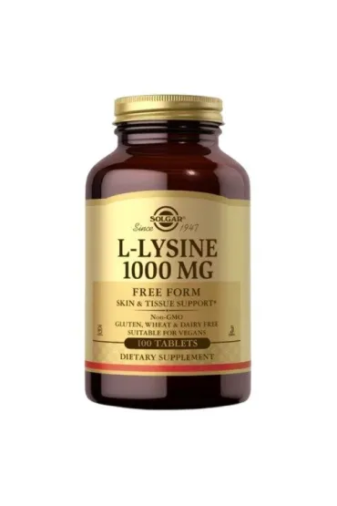 Solgar L-Lysine 1000 mg Suplement diety 100 tab.