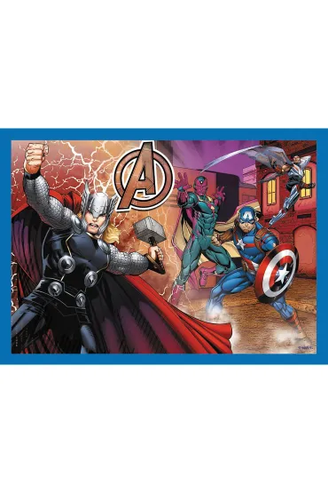 Puzzle 4w1 - Odwa�ni Avengersi (35+48+54+70 el.) Trefl