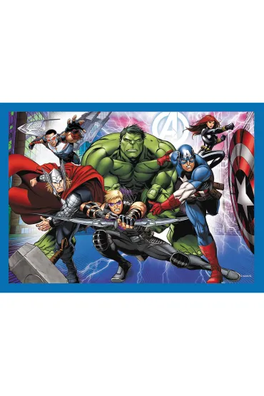 Puzzle 4w1 - Odwa�ni Avengersi (35+48+54+70 el.) Trefl