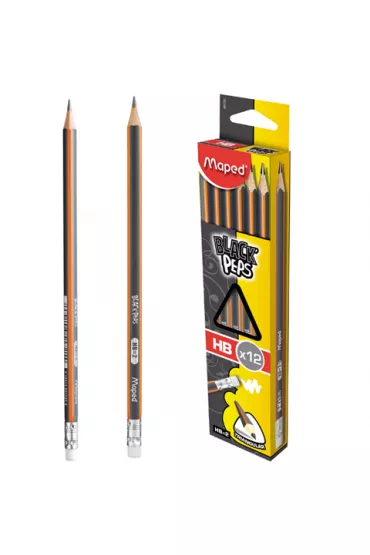Maped O��wki z gumk� Blackpeps HB