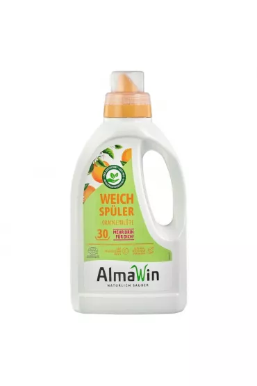 Almawin P�yn do p�ukania i zmi�kczania tkanin pomara�czowy (koncentrat) eco 750 ml