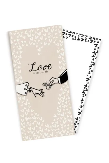 Cozywood Koperta upominkowa z kartk� �lub Love is in the..